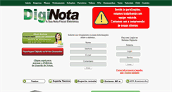 Desktop Screenshot of diginota.com.br
